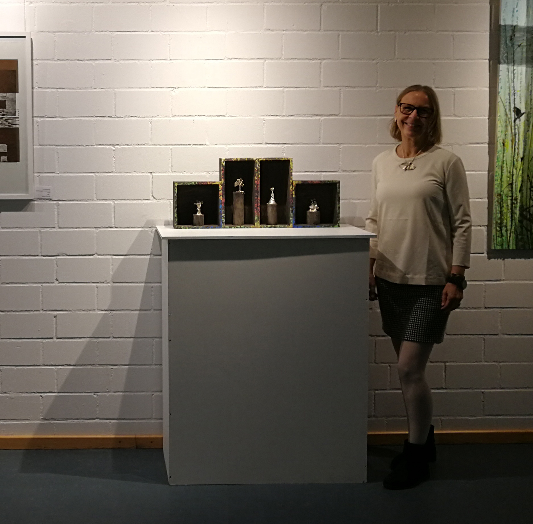 Petra Wenski-Hänisch beim Internationalen Kunstsalon 2019