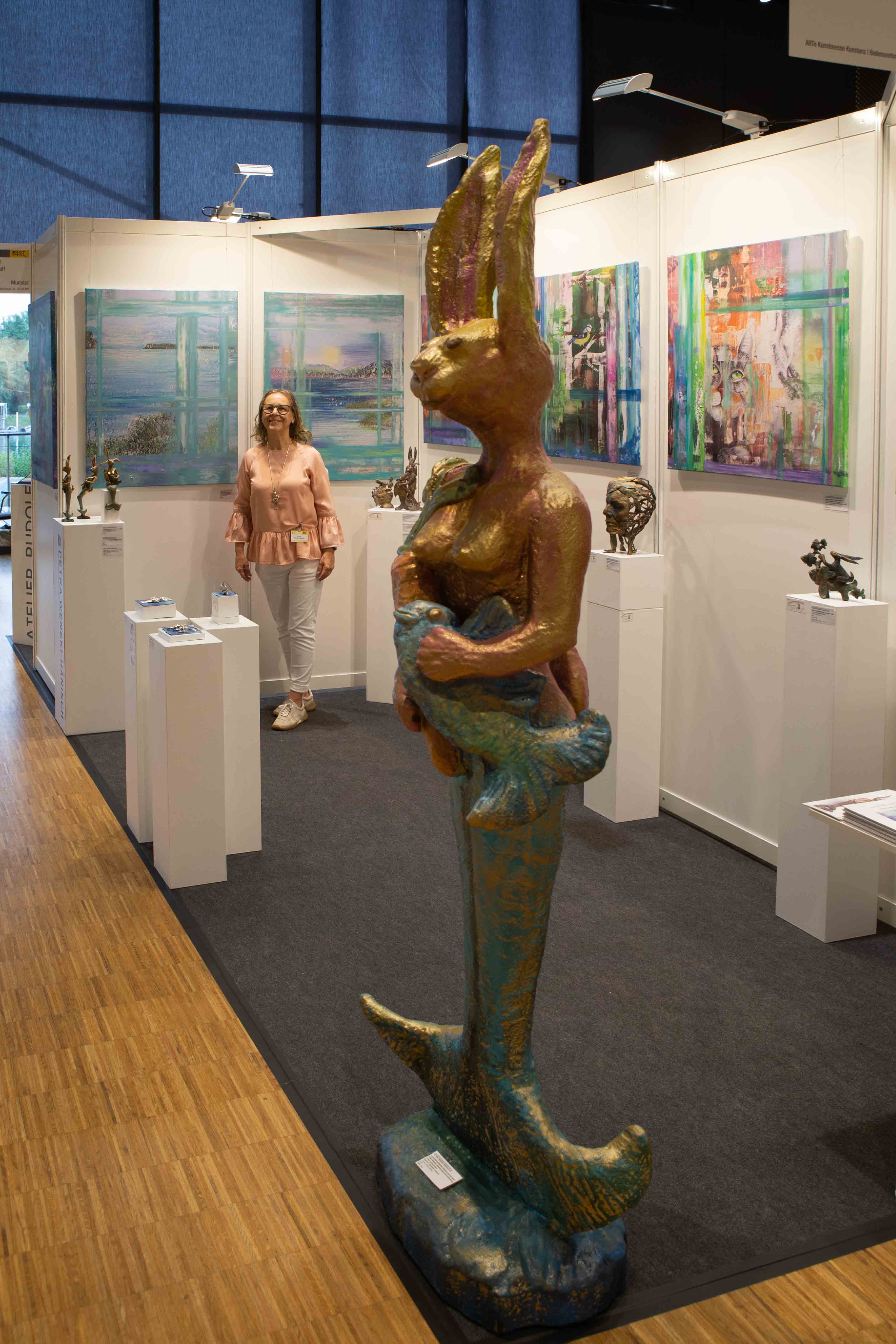 Stand auf der ARTe Konstanz von Petra Wenski-Hänisch