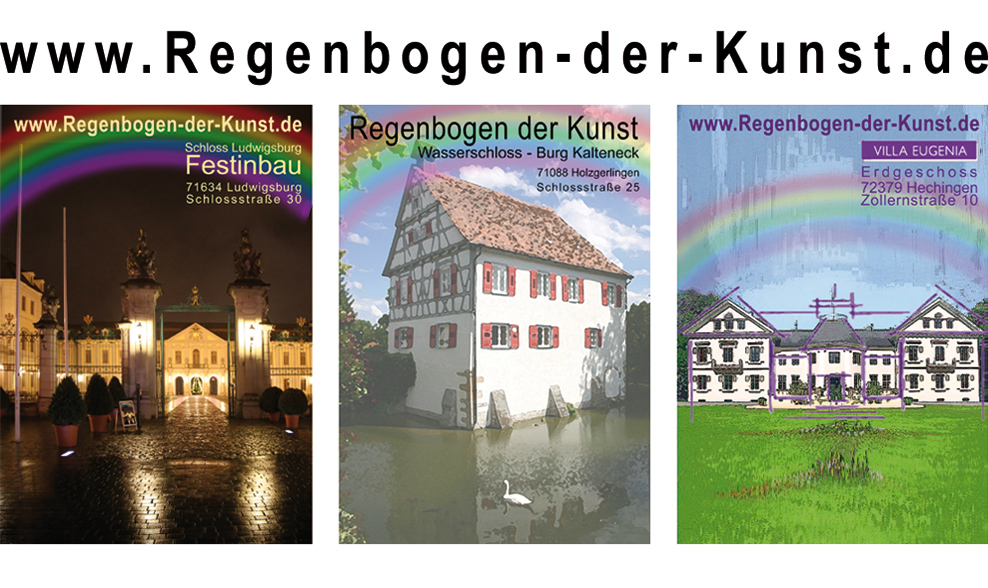 Verweis auf die Webseite des Regenbogen der Kunst.