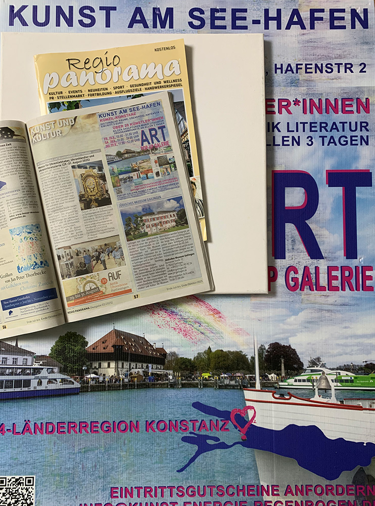 Pressemeldung Panorama Kunst am See-Hafen 2025